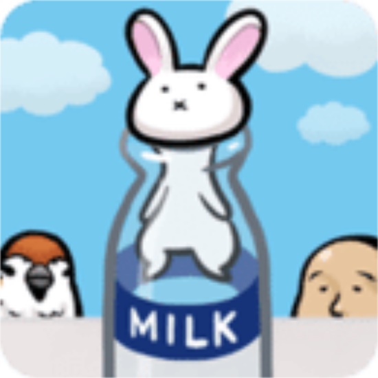 兔子和牛奶瓶安卓